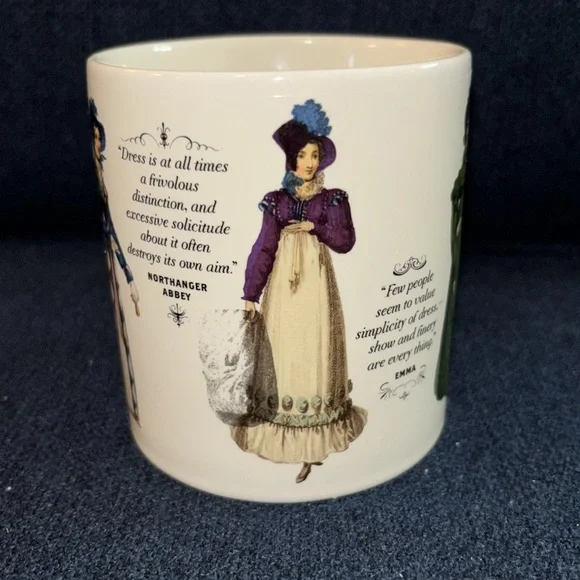 The Unemployed Philosophers Guild Jane Austen Regency Finery Heat-Changing Mug - Picture 2 of 8